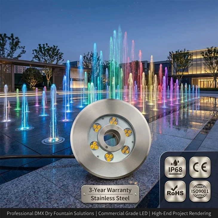 Wholesale Fountain Lights Factory | Custom Underwater LED Lights | OEM/ODM